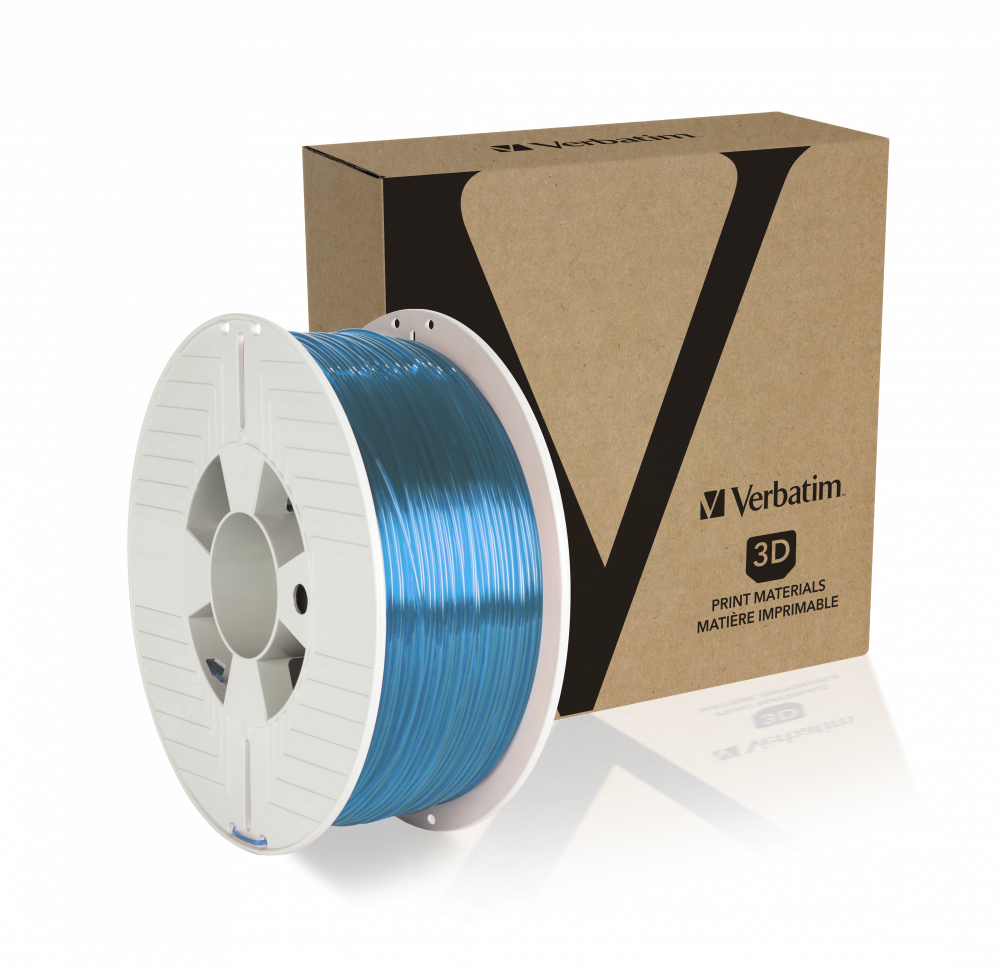 Verbatim PET-G filament 1.75 mm - Blue Transparent